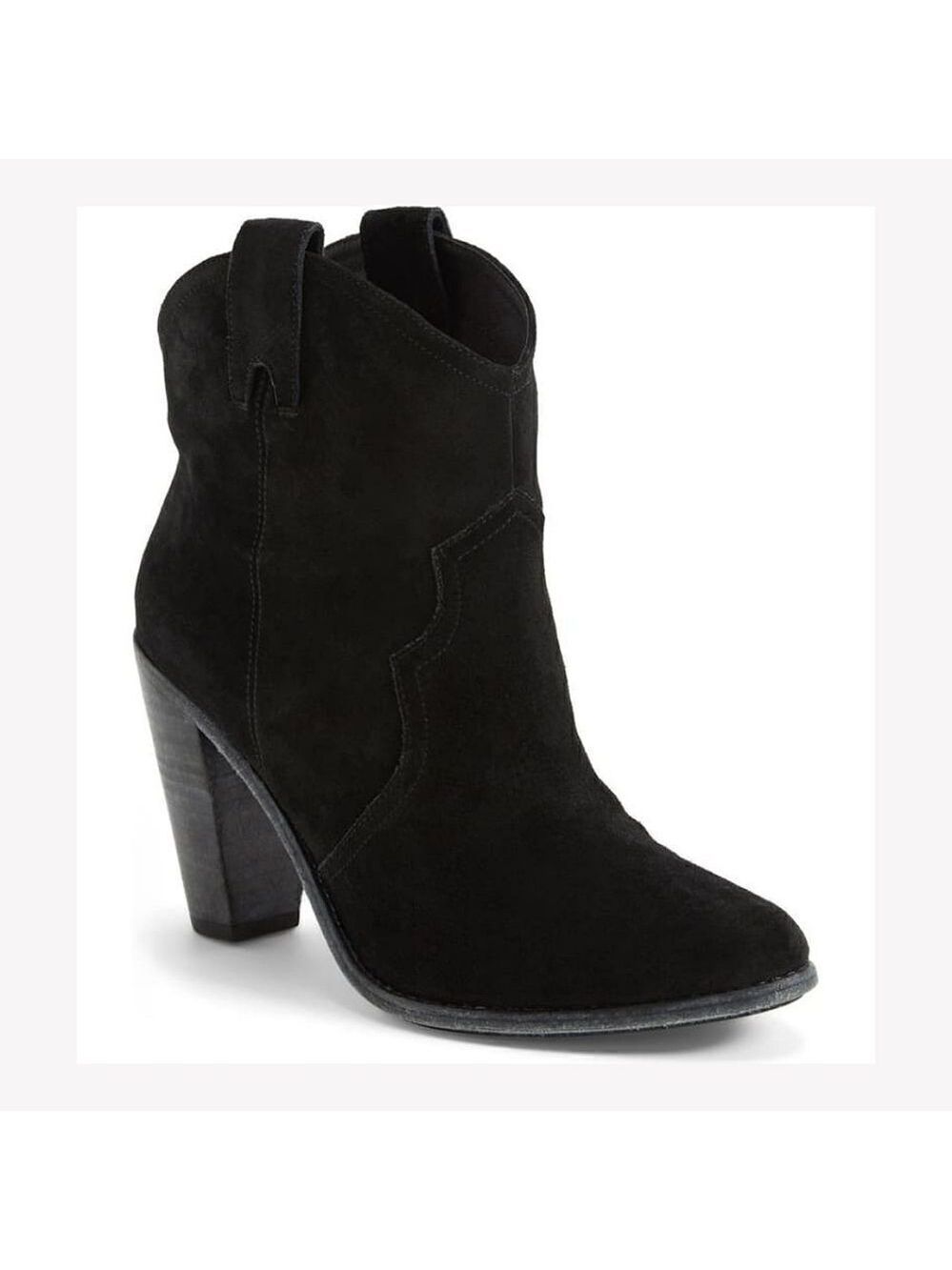 Joie Monte Western Suede Ankle Booties Size 35